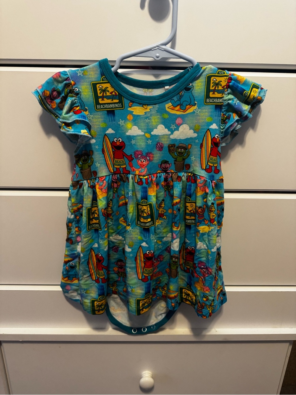 Beach Bambinos Elmo Twirl Dress
